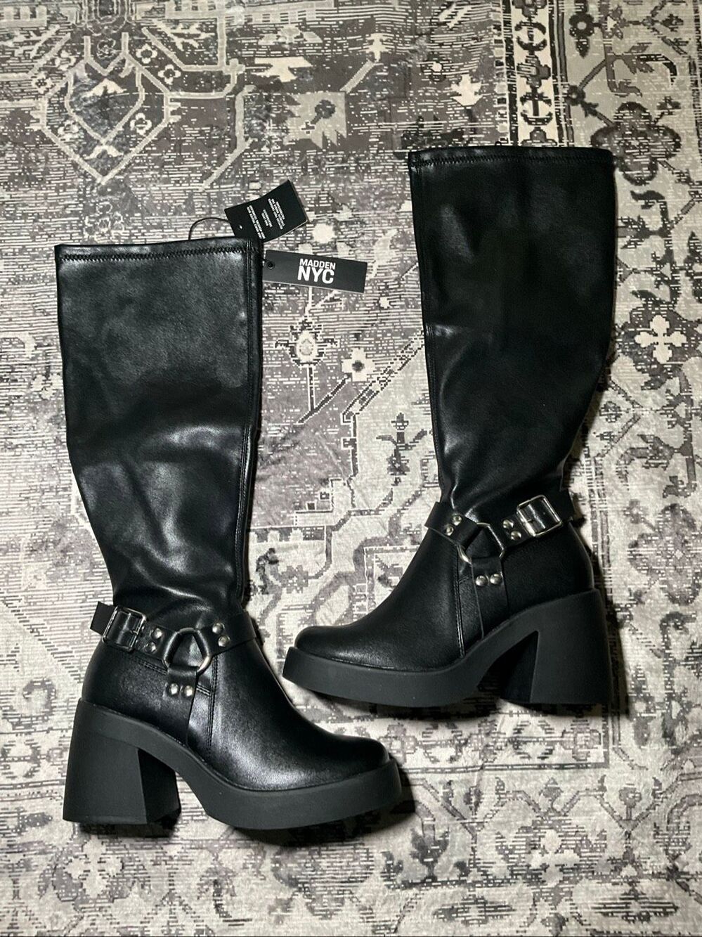 Madden NYC | Tall Buckle Boots